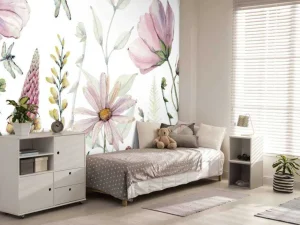 Fashion Fabulous Flowers Kinderkamer | Bloemen