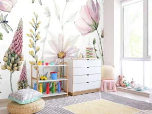 Fashion Fabulous Flowers Kinderkamer | Bloemen
