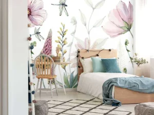 Fashion Fabulous Flowers Kinderkamer | Bloemen