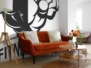 Best Fitness logo fotobehang Sport