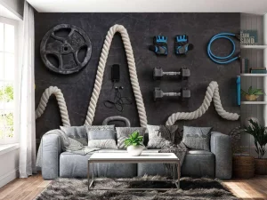 Sale Fitness materialen fotobehang Sport