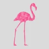 Hot Flamingo Origami fotobehang Babykamer | Dieren
