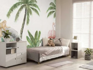 Fashion Flamingo's en apen Kinderkamer