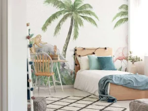 Fashion Flamingo's en apen Kinderkamer