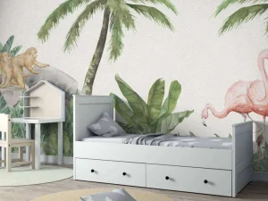 Fashion Flamingo's en apen Kinderkamer