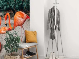 Outlet Flamingo's op een Caribisch eiland fotobehang Tienerkamer | Dieren