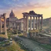 Fashion Forum Romanum in Rome fotobehang Architectuur