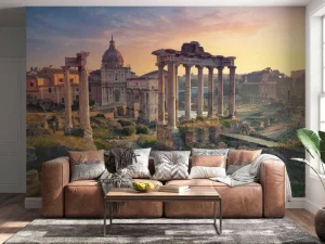 Fashion Forum Romanum in Rome fotobehang Architectuur