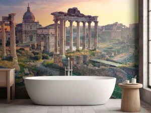 Fashion Forum Romanum in Rome fotobehang Architectuur