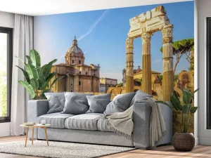 Fashion Forum van Caesar in Rome fotobehang Architectuur