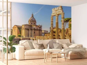 Fashion Forum van Caesar in Rome fotobehang Architectuur