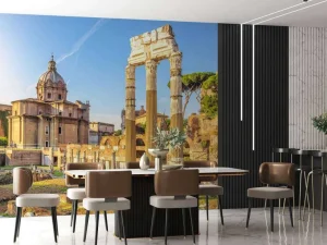 Fashion Forum van Caesar in Rome fotobehang Architectuur