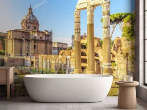 Fashion Forum van Caesar in Rome fotobehang Architectuur