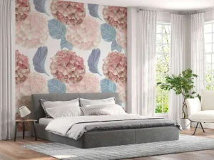 Outlet Fotobehang - Herfst Hortensia Harmonie Bloemen