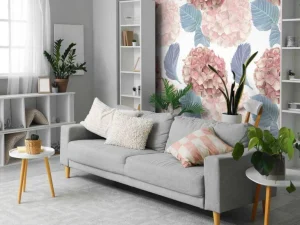 Outlet Fotobehang - Herfst Hortensia Harmonie Bloemen