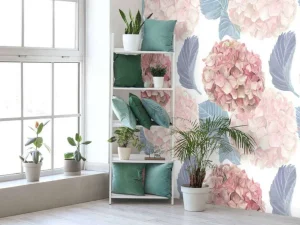 Outlet Fotobehang - Herfst Hortensia Harmonie Bloemen
