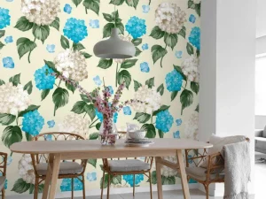 Discount Fotobehang - Lente Bries Hydrangea Bloemen