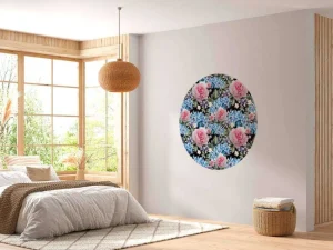 Best Fotobehang - Nachtelijke Rozen Wals Bloemen