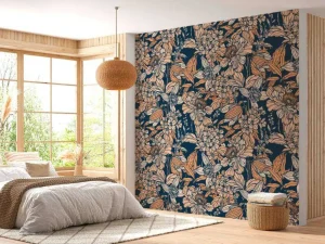 New Fotobehang - Nachttuin Bloesempracht Bloemen
