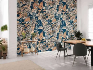 New Fotobehang - Nachttuin Bloesempracht Bloemen