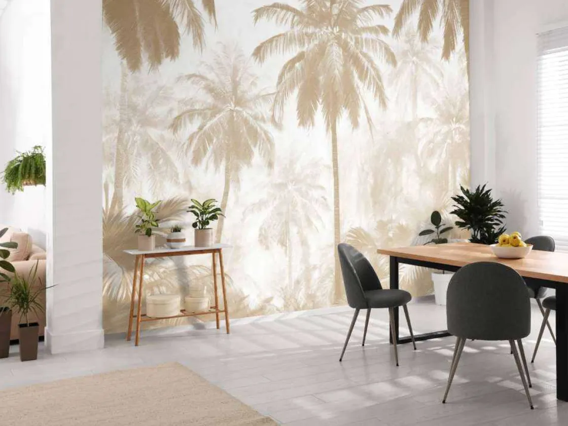 fotobehang__nevelige_palm_3.webp Fashion Fotobehang - Nevelige Palmwoud, taupe Landschappen