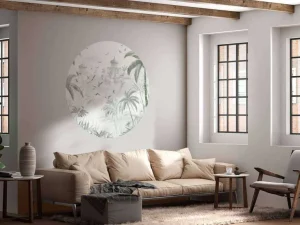 Discount Fotobehang - Oosterse Tuin bij Dageraad, groen Landschappen