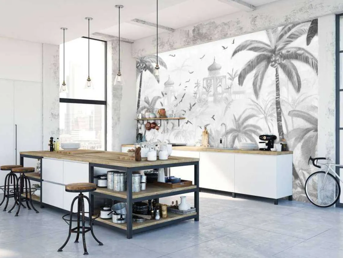 fotobehang__oosterse_tuin_9-2.webp Sale Fotobehang - Oosterse Tuin bij Dageraad Landschappen