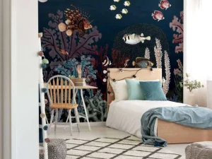Best Fotobehang - Sir Edwards - Roaring Reef - Blue Kinderkamer