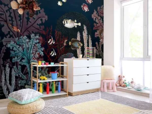 Best Fotobehang - Sir Edwards - Roaring Reef - Blue Kinderkamer