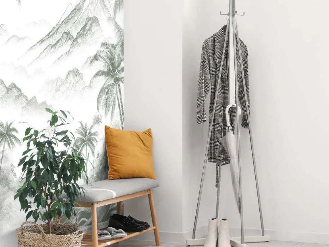 fotobehang__vredige_palmb_4-1.webp Hot Fotobehang - Vredige Palmbaai, groen Landschappen