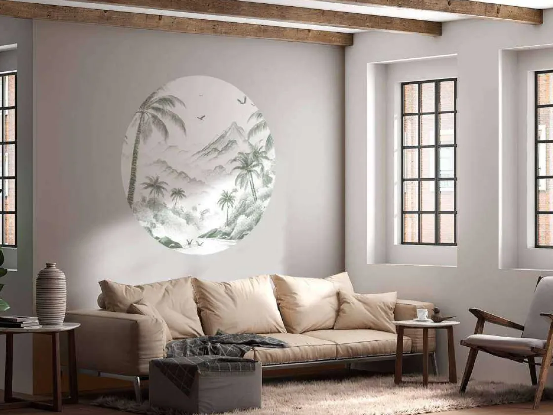 fotobehang__vredige_palmb_5-1.webp Hot Fotobehang - Vredige Palmbaai, groen Landschappen