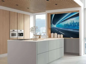 Fashion Futuristische tunnel fotobehang Tienerkamer | Kinderkamer