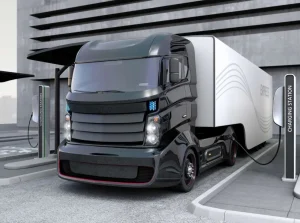 Online Futuristische vrachtwagen fotobehang Tienerkamer | Transport