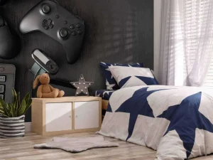 Clearance Game accessoires fotobehang Tienerkamer | Computerkamer