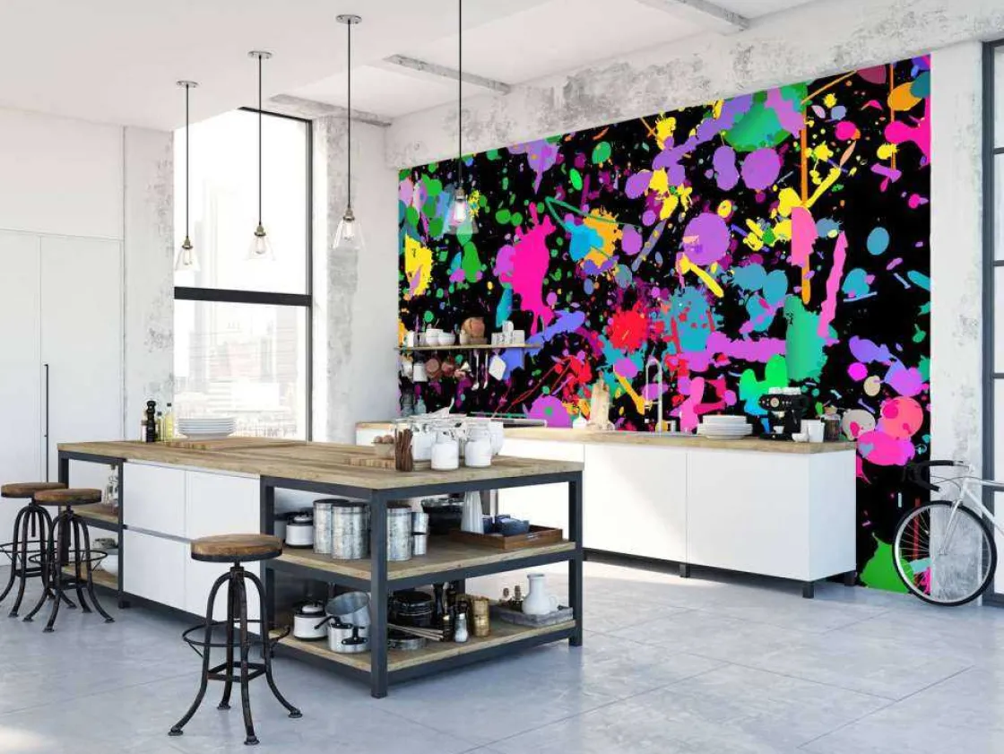 gekleurde_splash_graffiti_7.webp Clearance Gekleurde splash graffiti fotobehang Tienerkamer | Kunst & Design