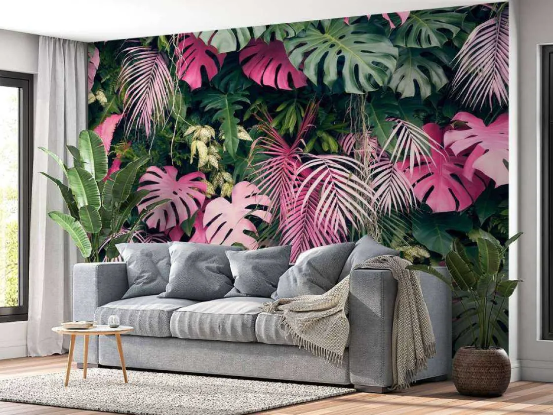 gevarieerde_en_kleurrijke_10.webp Clearance Gevarieerde en kleurrijke bladeren fotobehang Tienerkamer | Bloemen