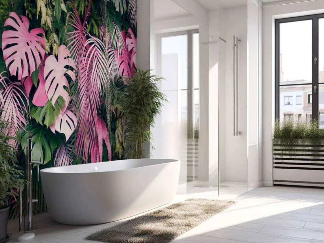 gevarieerde_en_kleurrijke_8.webp Clearance Gevarieerde en kleurrijke bladeren fotobehang Tienerkamer | Bloemen
