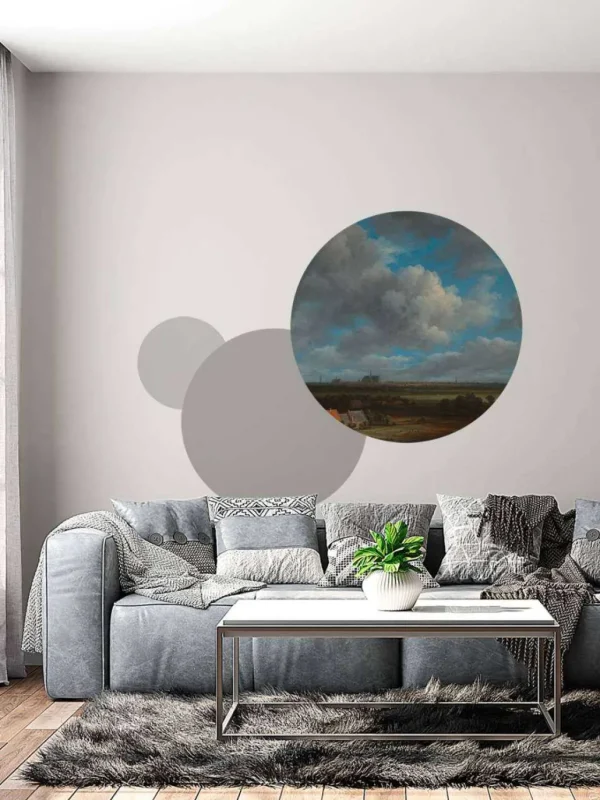 Fashion Gezicht op Haarlem uit het noordwesten fotobehang Kunst & Design
