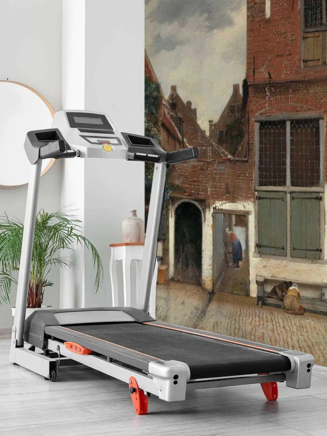 gezicht_op_huizen_in_delf_6.webp Discount Gezicht op huizen in Delft fotobehang Kunst & Design | Architectuur