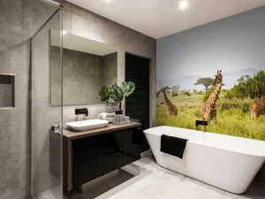 Sale Giraffen in Tanzania fotobehang Dieren