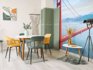 Fashion Golden Gate Bridge verlicht fotobehang Architectuur