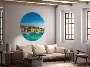 Fashion Golden Horn Bay in Istanbul fotobehang Architectuur