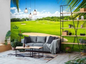 New Golf landschap fotobehang Kinderkamer | Sport