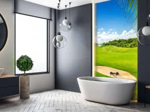 New Golf landschap fotobehang Kinderkamer | Sport