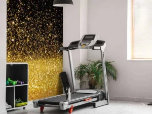 Discount Gouden glitters met een zwarte achtergrond fotobehang Tienerkamer | Oppervlakten