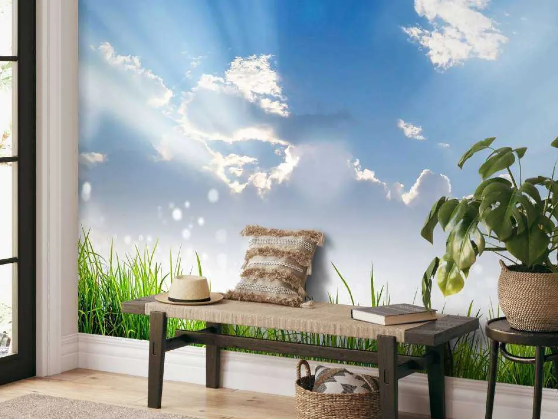 gras_onder_prachtige_wolk_4.webp Sale Gras onder prachtige wolken fotobehang Tienerkamer | Kinderkamer