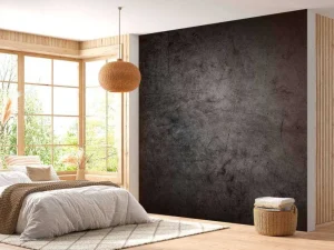 Sale Grijze muur met krassen fotobehang Gang | Oppervlakten