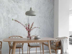 Sale Grijze muur met structuur fotobehang Oppervlakten