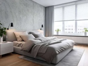 Sale Grijze muur met structuur fotobehang Oppervlakten