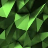 Sale Groen veelhoekig geometrisch oppervlak fotobehang 3d